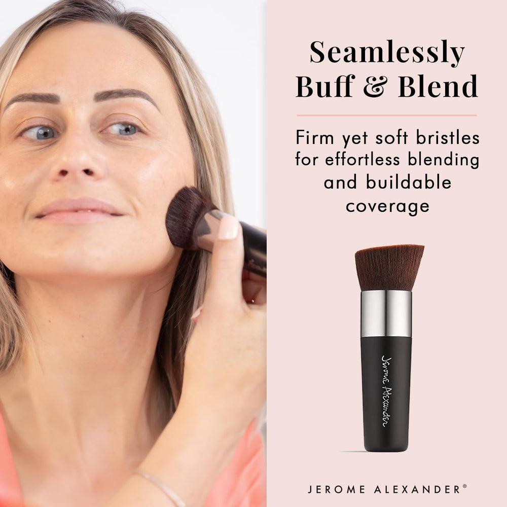 Jerome Alexander angled Kabuki Brush ergonomic handle for precise control