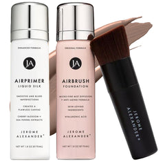 Jerome Alexander MagicMinerals AirBrush primer smooths pores for a flawless base.