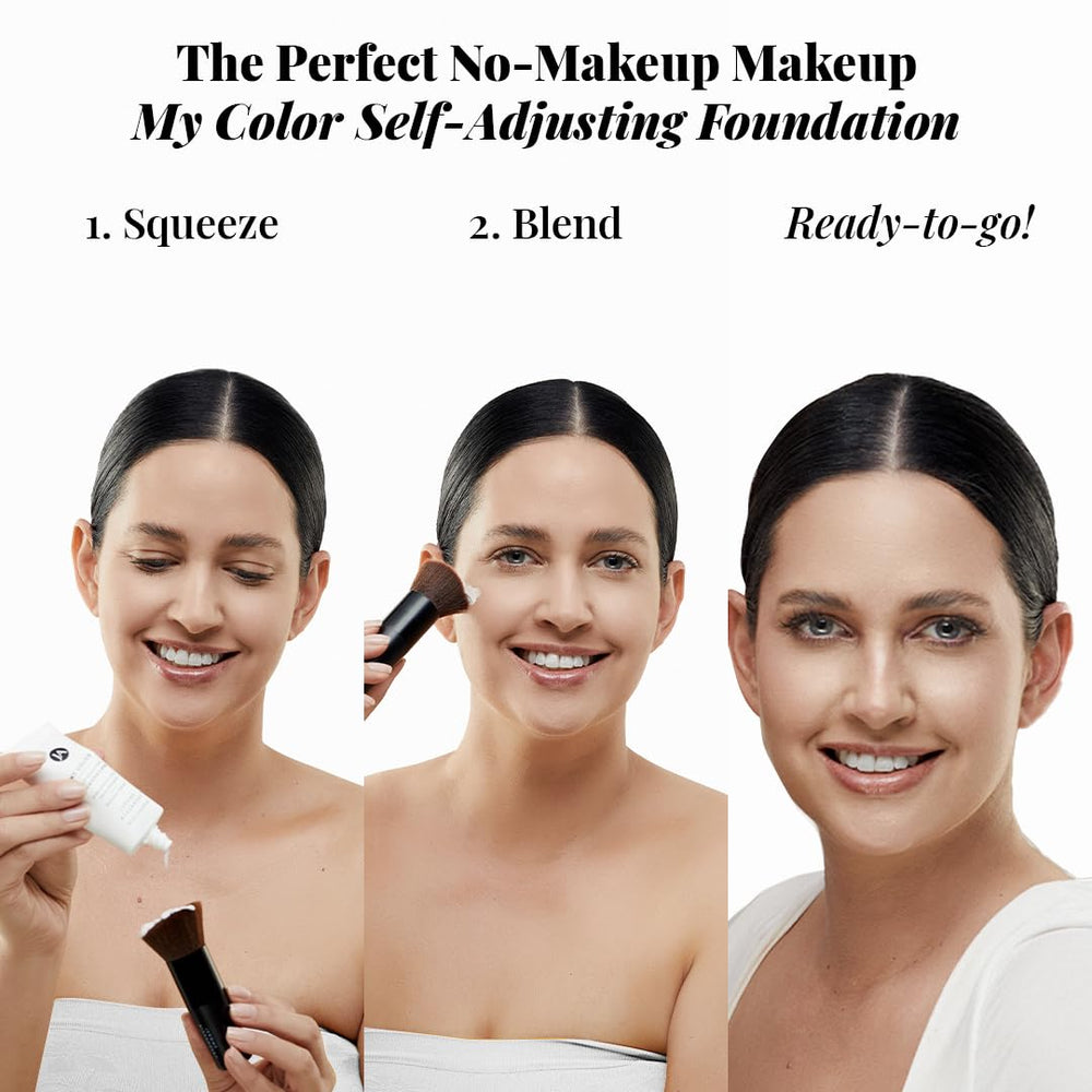 Jerome Alexander My Color liquid foundation delivers full coverage with seamless blend