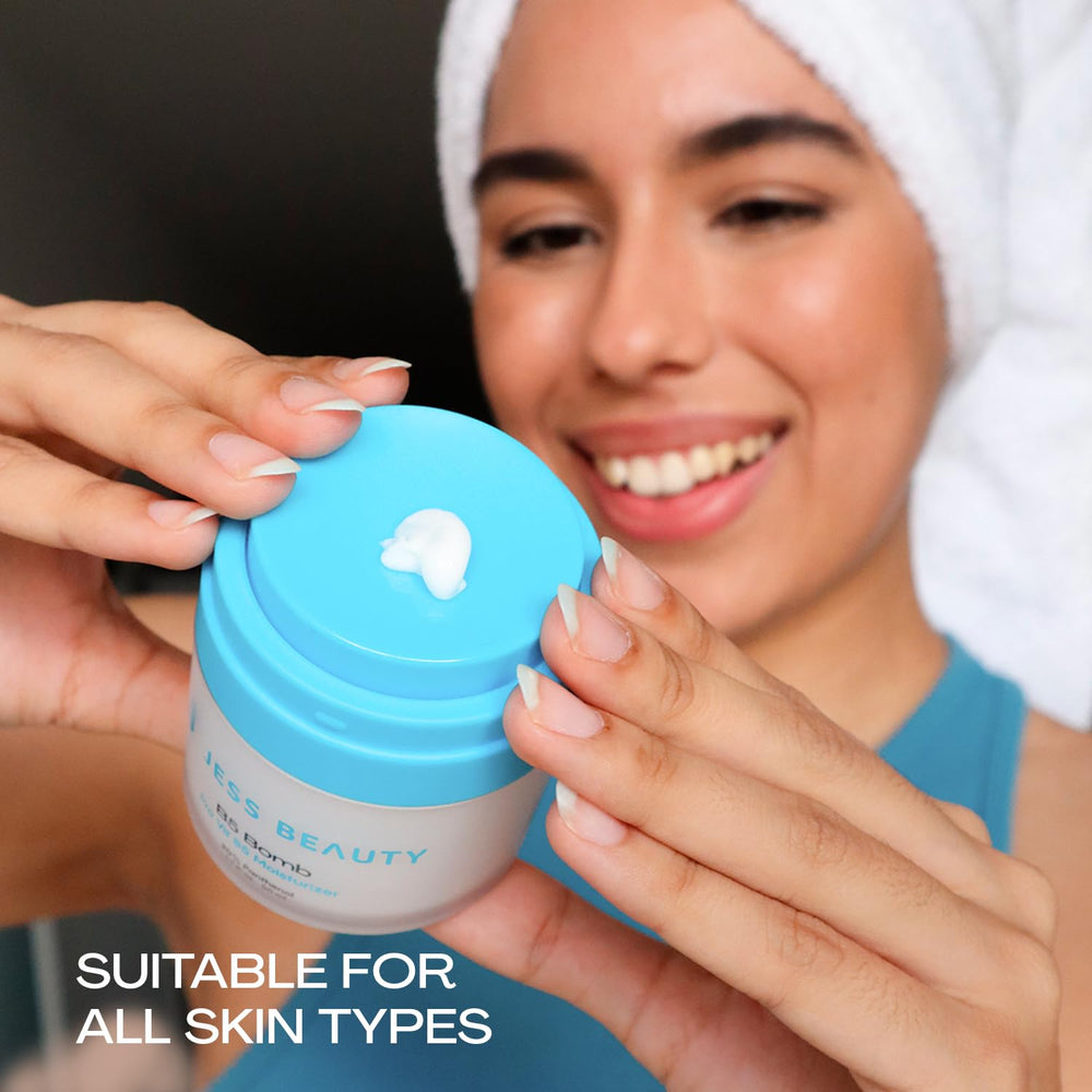 JESS BEAUTY B5 Bomb Pro suitable for day and night use on all skin types.