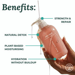Coconut and flaxseed oils noted in Jess & Lou formula for strength