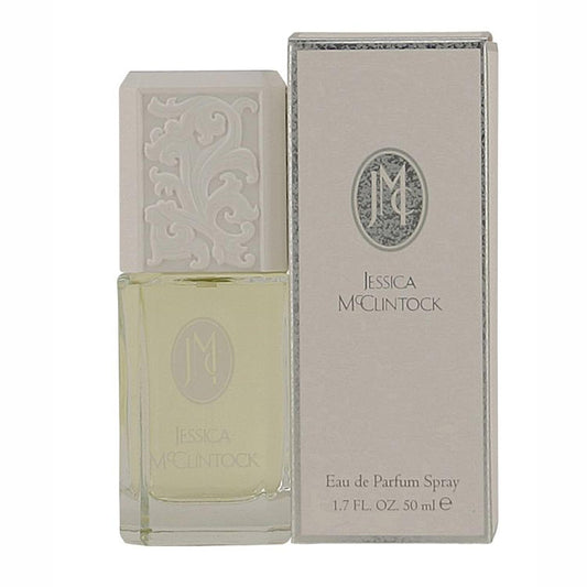 Jessica McClintock EDP bottle front highlights timeless femininity for daily wear