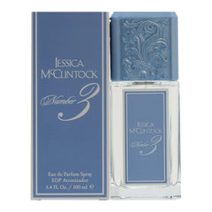 Jessica McClintock Number 3 bottle front view for everyday romantic elegance.