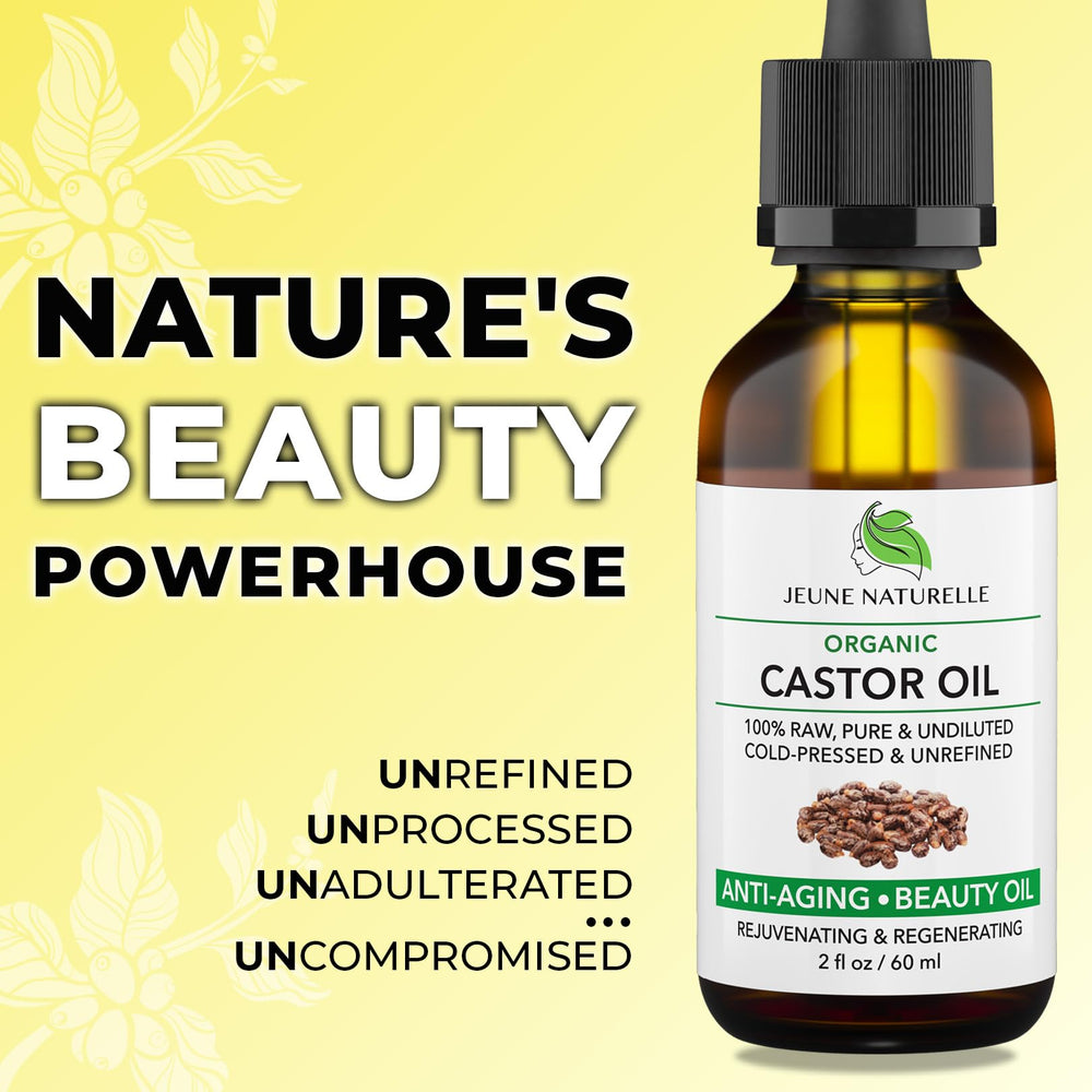 Jeune Naturelle Castor Oil lash brush apparatus for lash and brow conditioning.