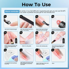 JEWHITENY all-in-one designs kit ready for at-home gel sessions