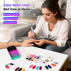 JEWHITENY SG717 supports acrylics, gels, gel polish removal, callus, and cuticle work.