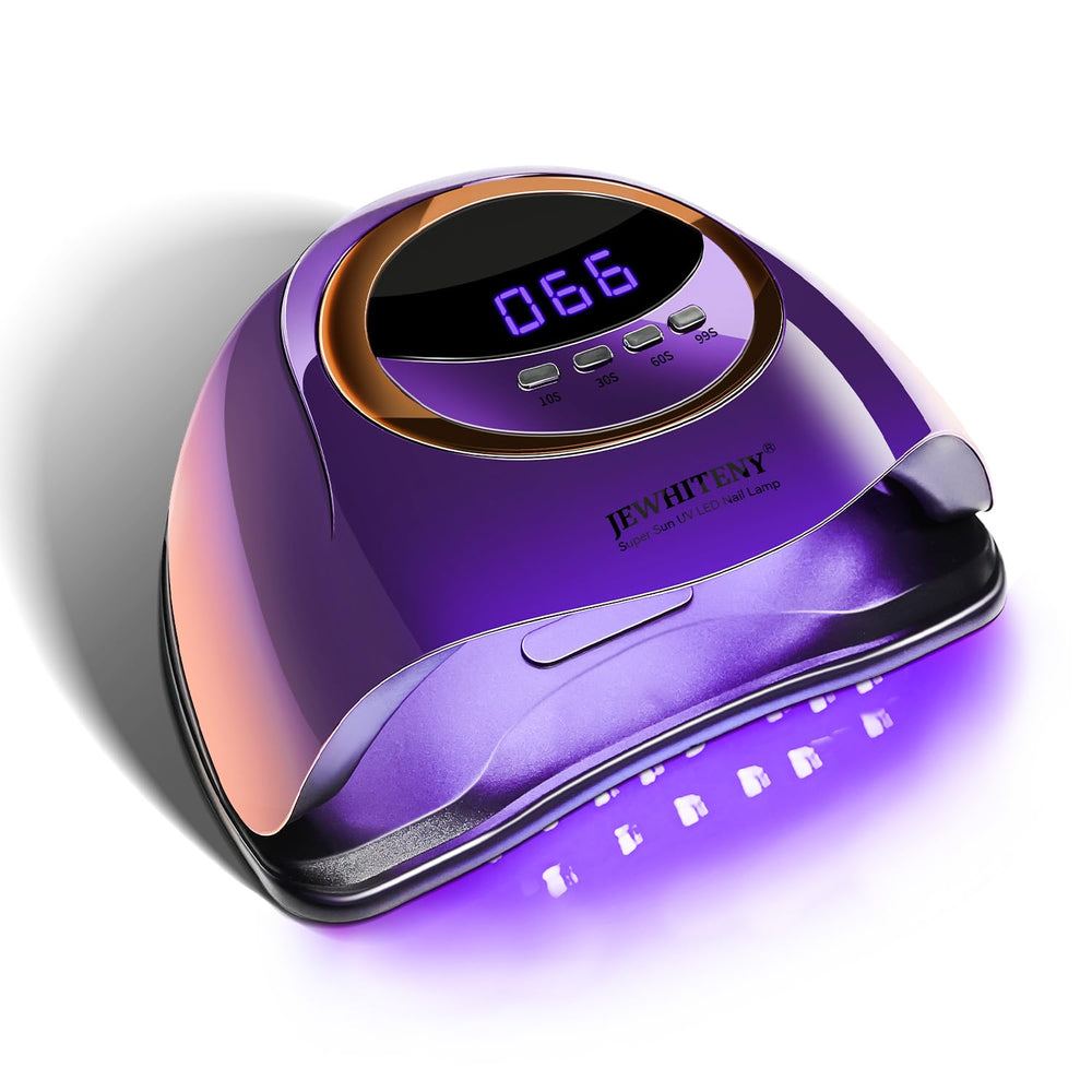 JEWHITENY Purple Fast UV Dryer front view for precise gel curing at home.