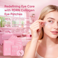 Applied under-eye patches ready to address fatigue and puffiness