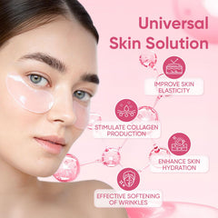 Jfsyb Instalift patches under-eye area in use show a cooling effect