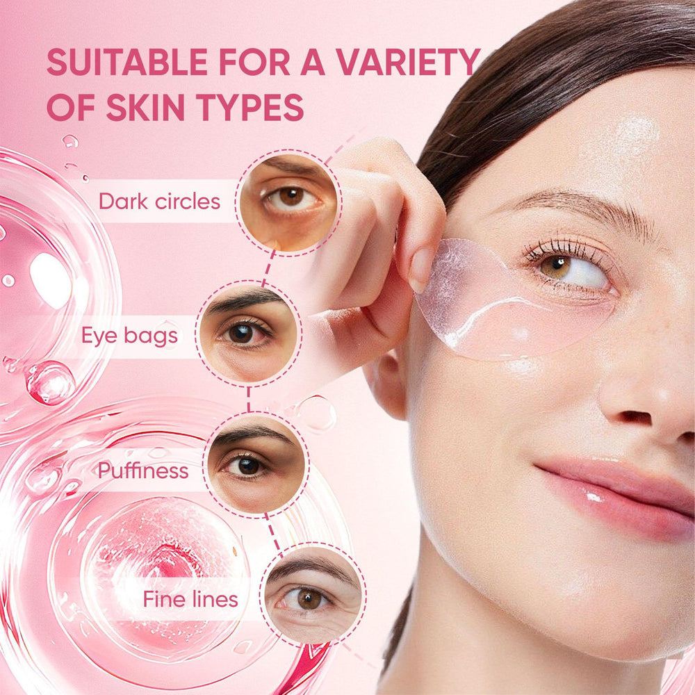 Morning routine with Jfsyb patches before makeup for refreshed look