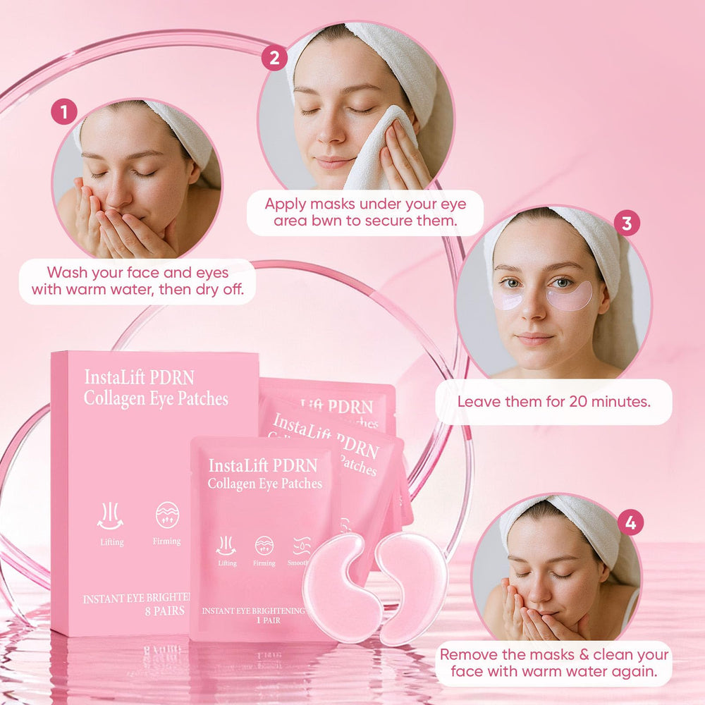 Jfsyb Instalift patches under-eye area shows hydrated skin