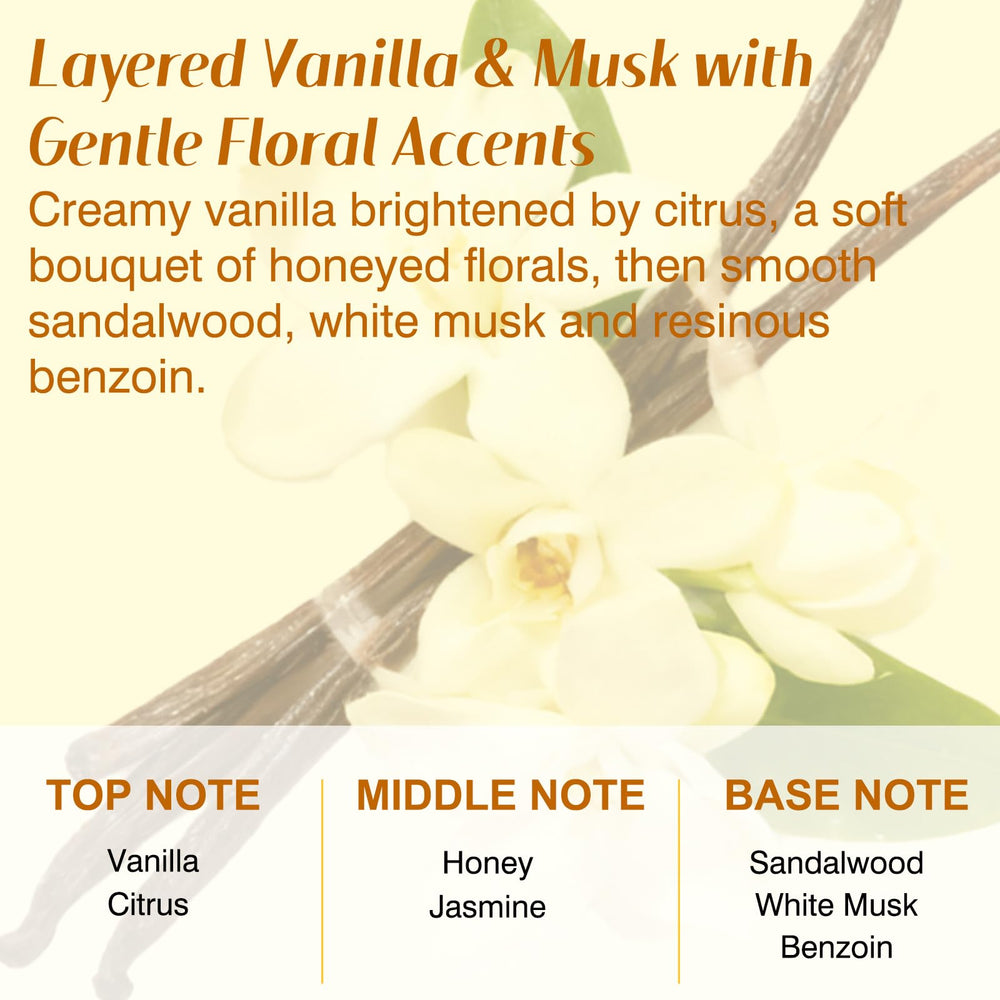 Jgppe Vanilla Musk blends vanilla and floral notes for memorable moments.