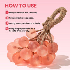 JHZHONG aromatic grape soap fragrance offers a refreshing hand wash experience.