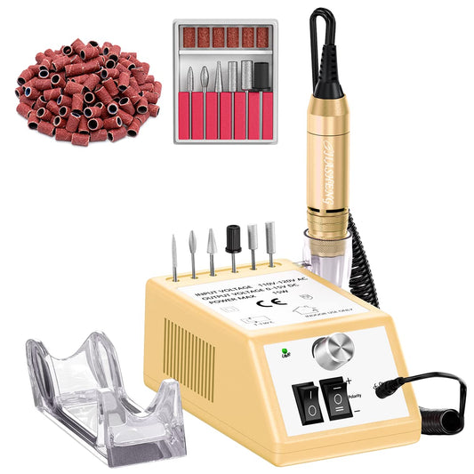 Jiasheng Electric Nail Drill 30000rpm for fast acrylic shaping and polishing.