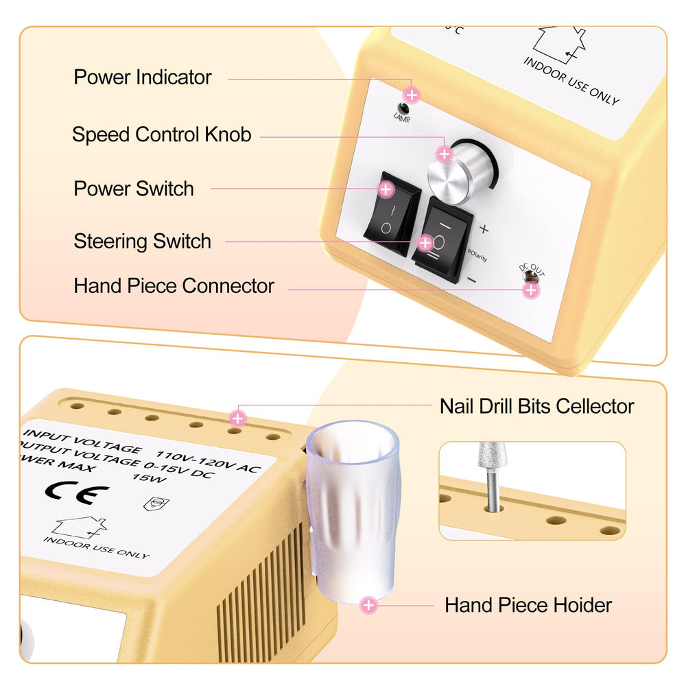 Jiasheng handpiece with ergonomic design for comfortable grip during filing.
