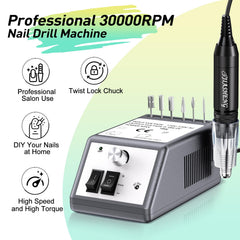 JIASHENG nail drill in use in a salon setting