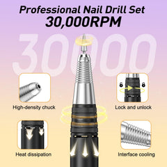 Jiasheng professional nail drill ideal for salon and at-home manicures
