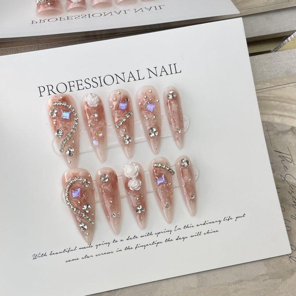 JIEADJIE easy application and removal without damaging natural nails