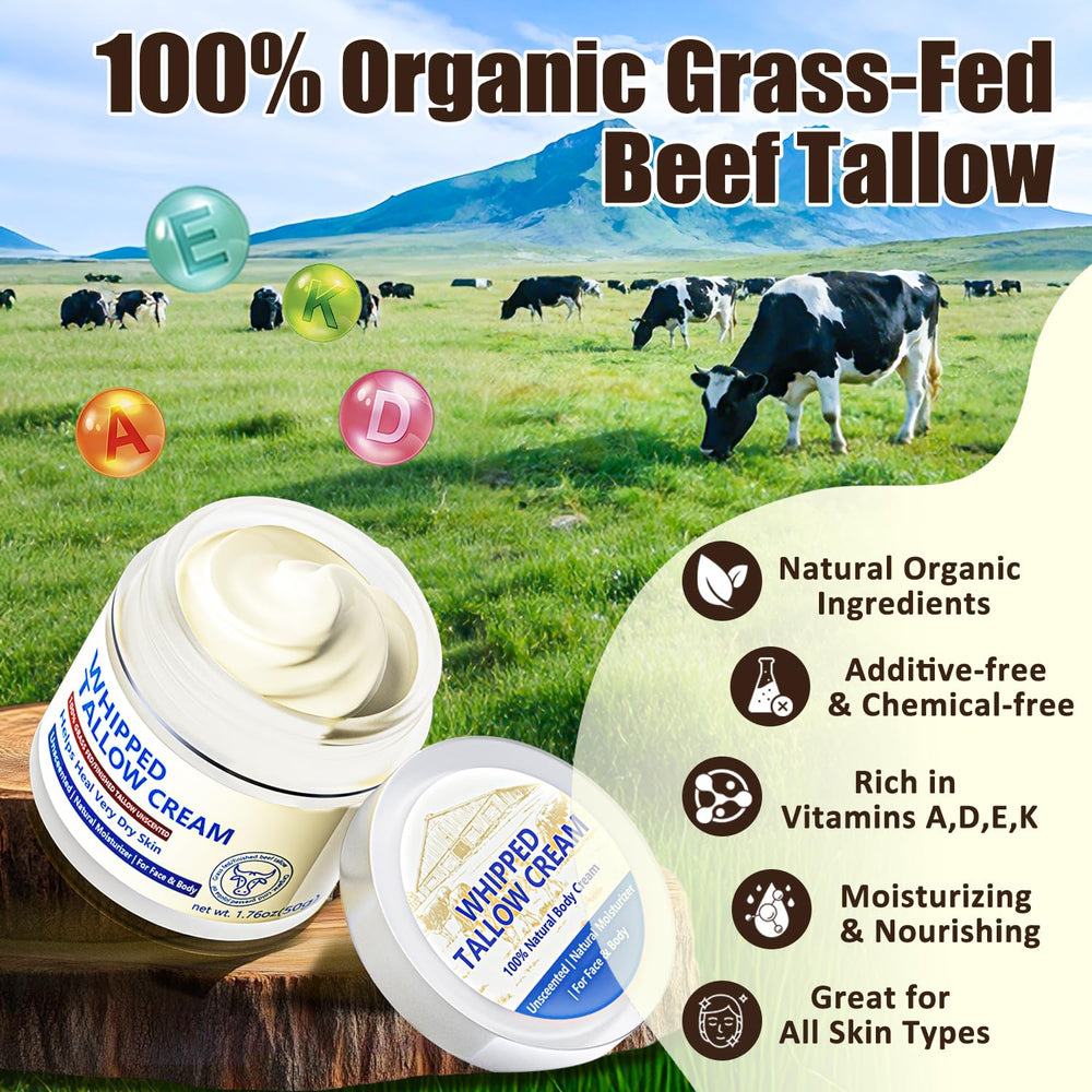 JIIANERY beef tallow honey balm jar delivers deep moisture with a lightweight feel.