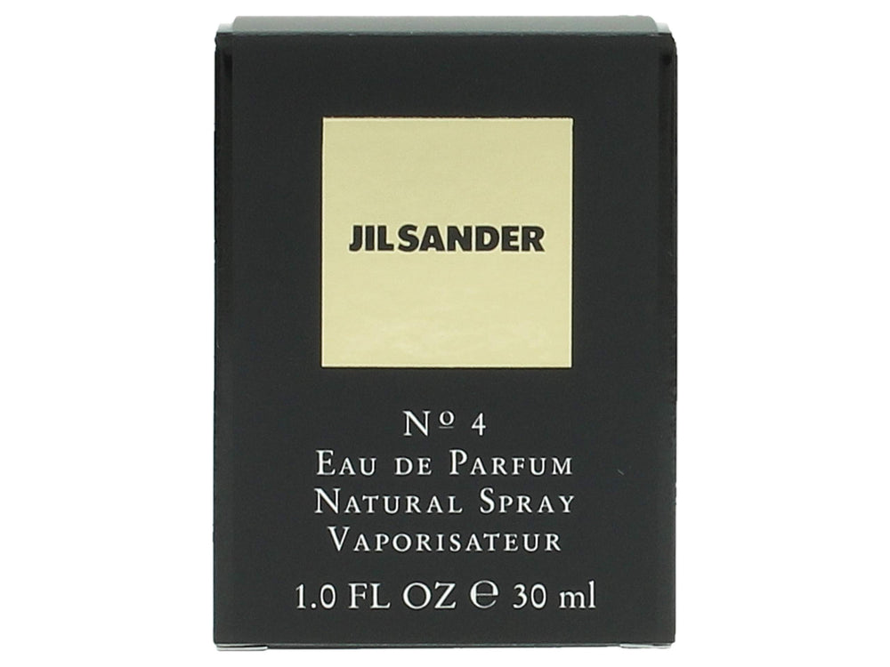 Jil Sander No 4 bottle, front view, elegant daily refinement