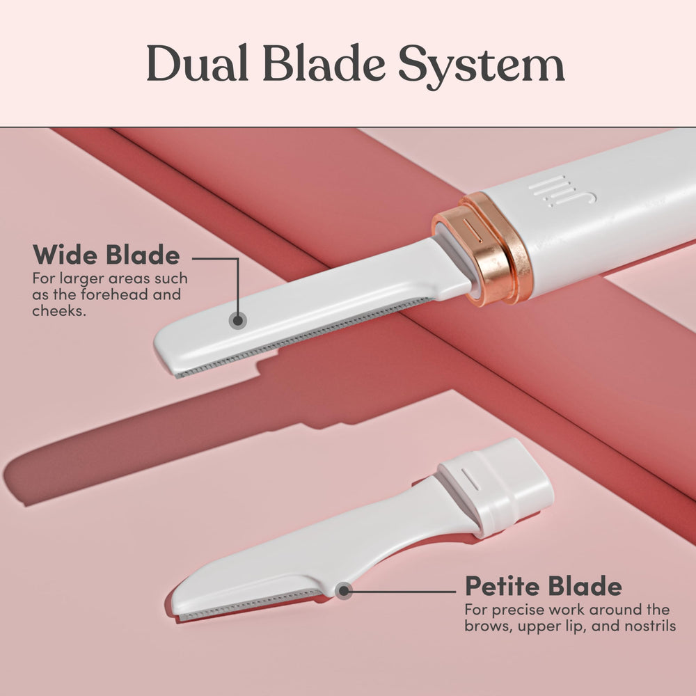Jill Dermaplane wide blades for cheeks, chin, and forehead dermaplaning