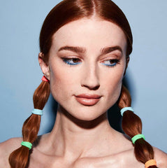 Chimpy Blue on eyelid offers vibrant color with versatility