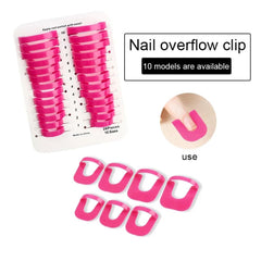 JINOARC clips keep polish clean while it dries.