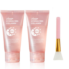 JISKG collagen night wrap packaging showcases premium at-home skincare presentation