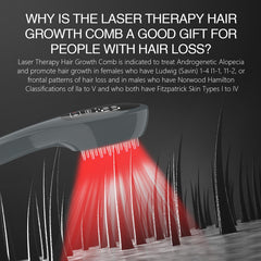 Jitesy Laser Therapy Hair Growth Comb lit diodes reveal red light therapy elements