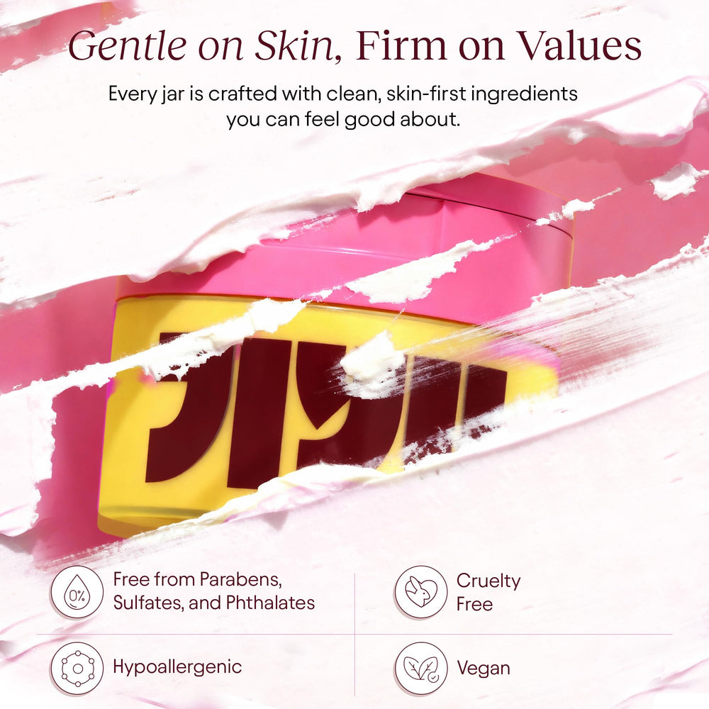 Texture swatch showing a non-greasy, fast-absorbing finish by JiYu NAD+.