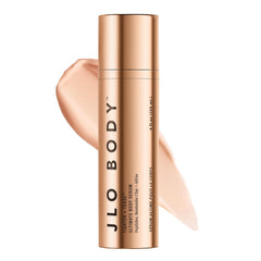JLO BEAUTY Body Serum bottle with pump for easy daily application and hydration.