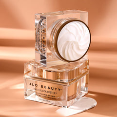JLO BEAUTY That Blockbuster glow shot showcases dewy, healthy-looking skin.