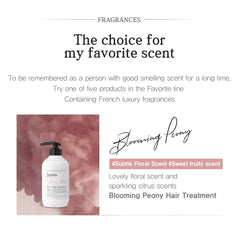 On-shelf display of jmella Blooming Peony conditioner for daily routine.