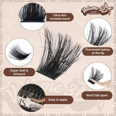 JMS&JMS Featherlight fibers deliver natural lash texture and comfort