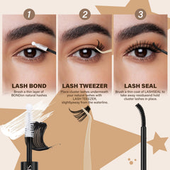 JMS&JMS waterproof lash glue for secure wear