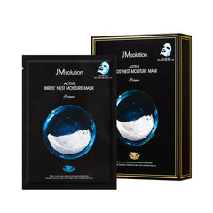 JMsolution Active Birds' Nest Moisture Mask pack front view for hydration