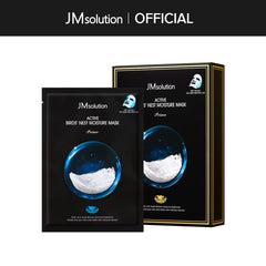 JMsolution Birds' Nest Mask sheet close-up highlighting nourishing texture