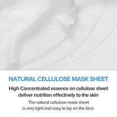 JMsolution mask sheet close-up highlighting high-adhesion material