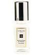 Jo Malone English Pear and Freesia bottle close-up, ideal travel-size fragrance for daily elegance