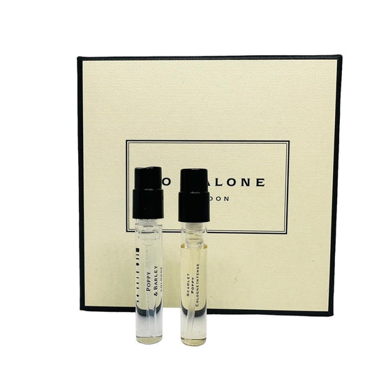 Jo Malone Poppy & Barley sample vial, ideal for travel and scent testing.