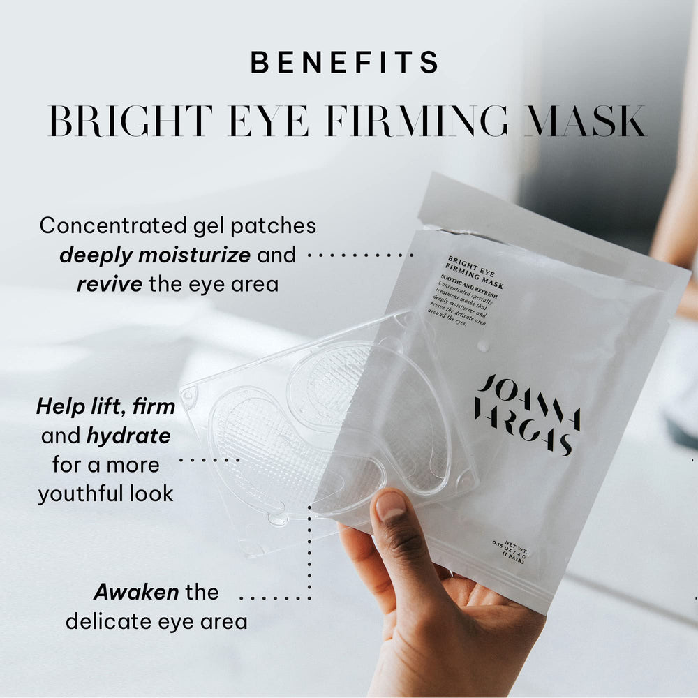 Joanna Vargas formula hydrates the delicate under-eye area with HA and peptides.