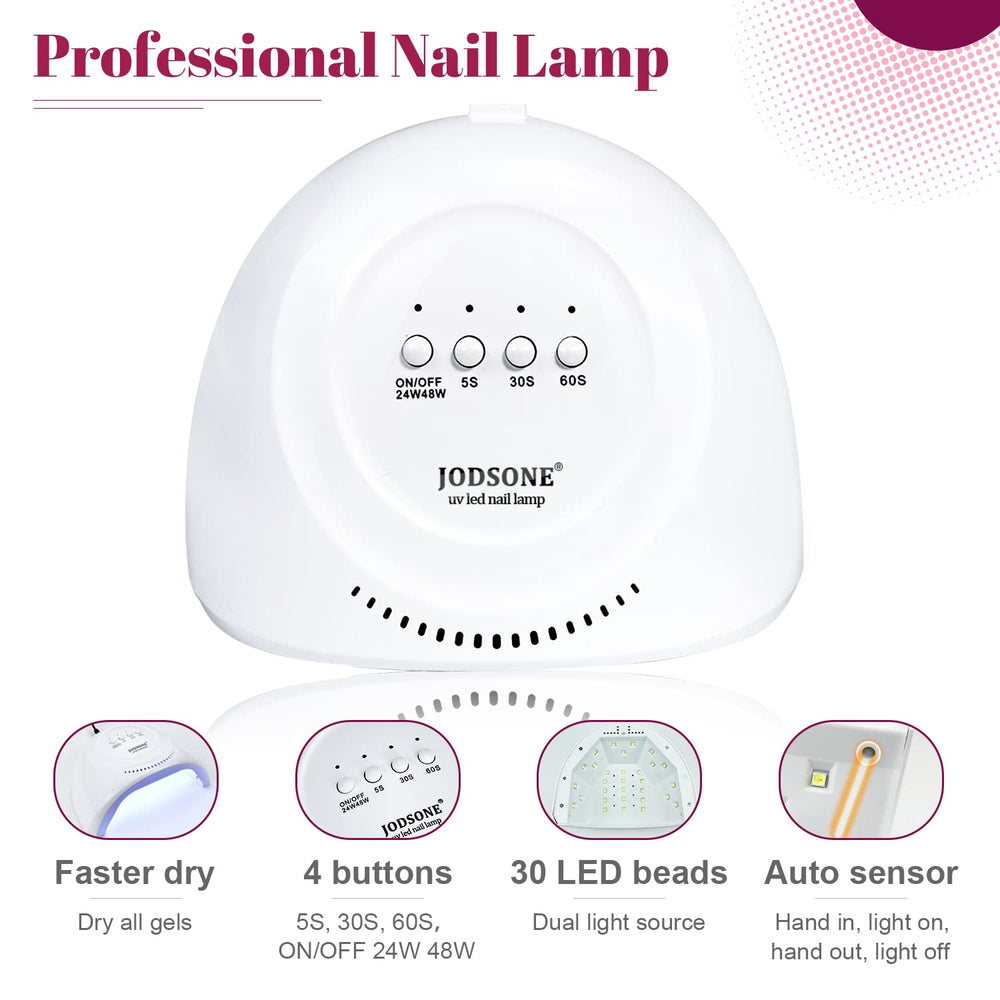 JODSONE 32-color gel nail polish set for versatile styling