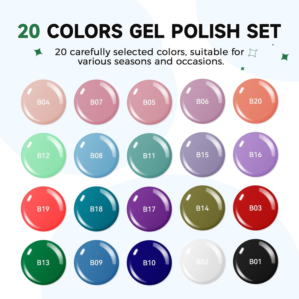 JODSONE base coat and top coat kit shown for glossy and matte finishes.