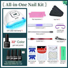 JODSONE base and top coat kit for smooth adhesion and shine