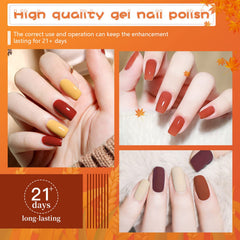 Matte top coat adds a sophisticated velvety finish