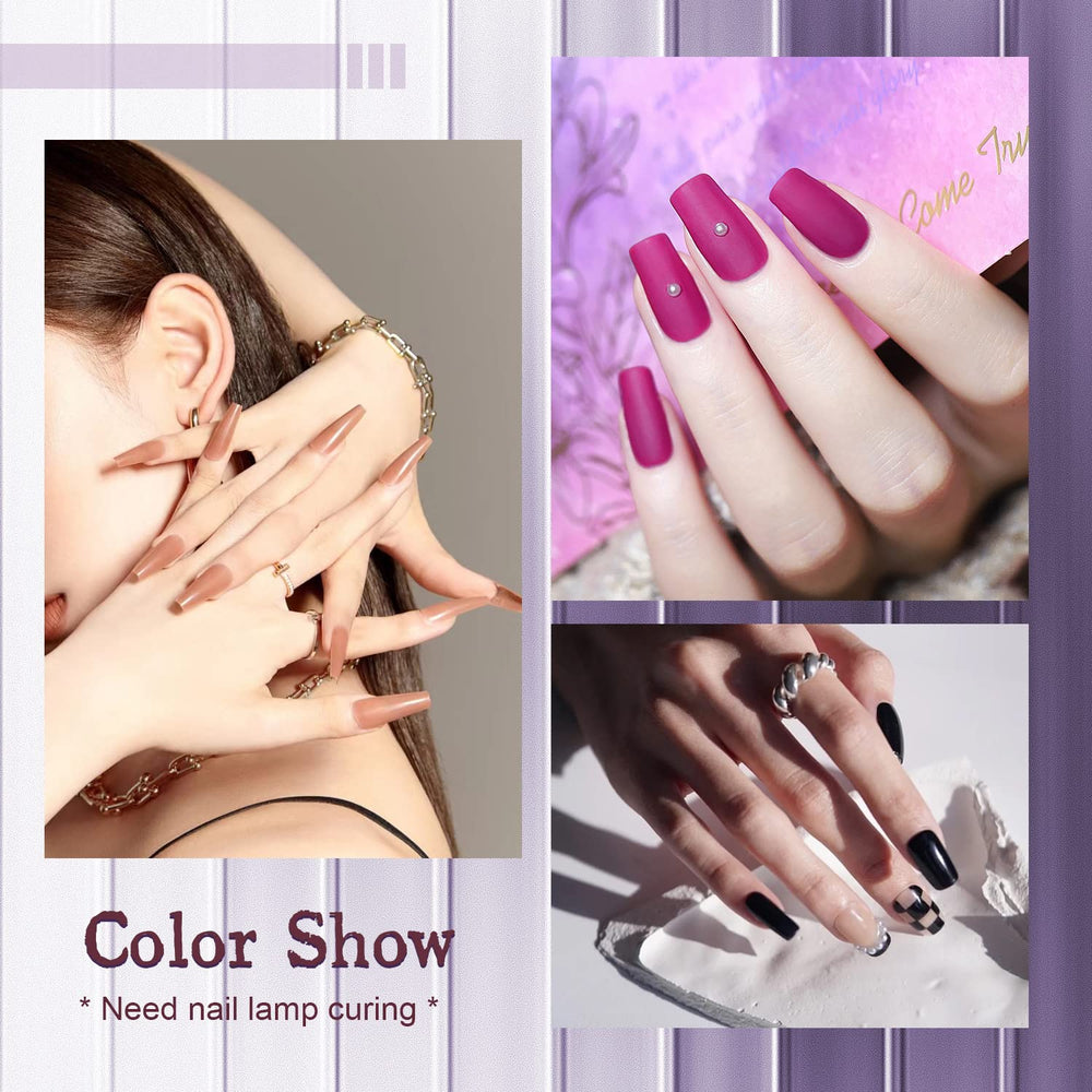 JODSONE gel polishes work with compatible nail lamps for brighter cures