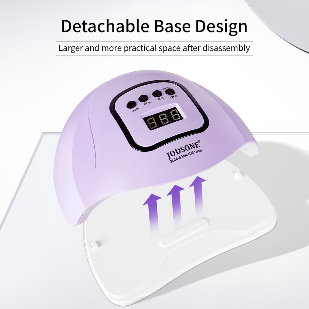 JODSONE UV LED nail lamp beads close-up for even curing