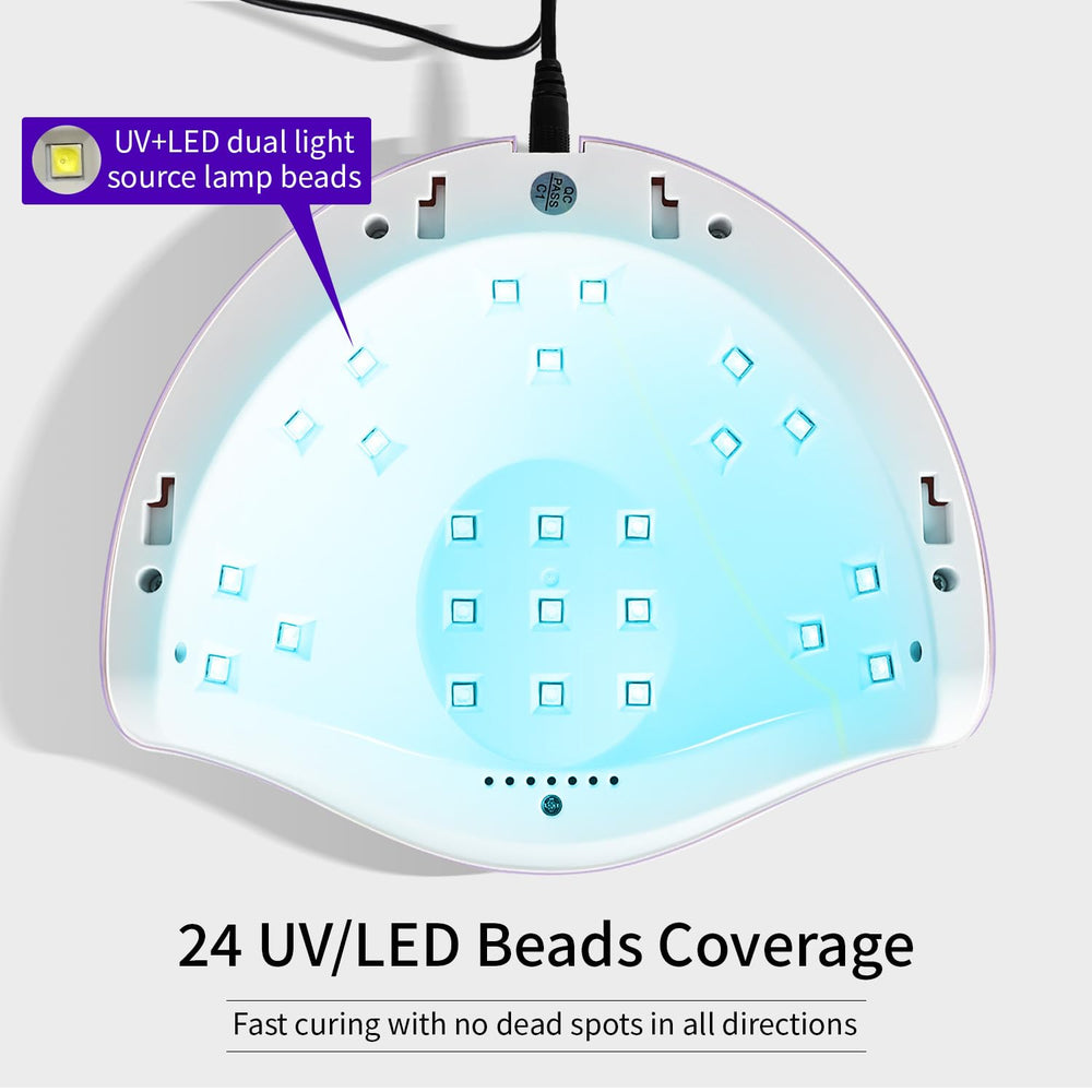 JODSONE UV LED nail lamp timer buttons and controls