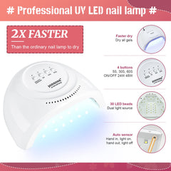 JODSONE UV light nail lamp front view for quick curing