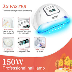 JODSONE matte glitter top coat adds texture and sparkle